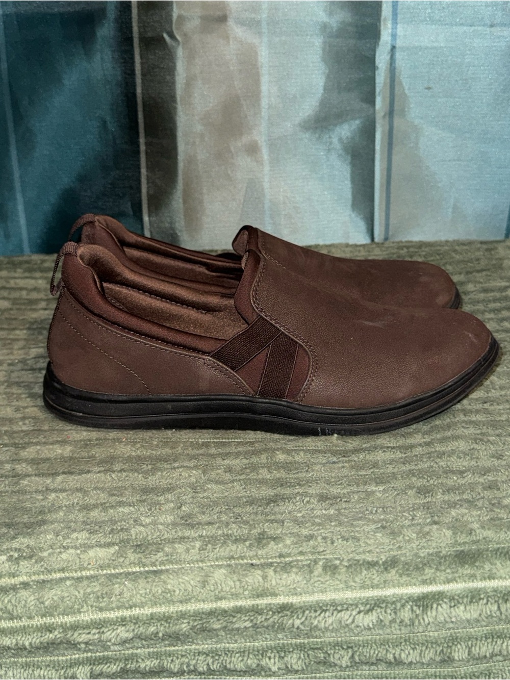 Cloudsteppers by Clarks Brown Slip-On Loafers